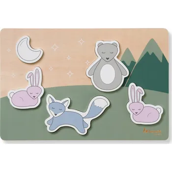 Puzzle Hauck dřevěné Puzzle vkládací Puzzle N Fit Forest