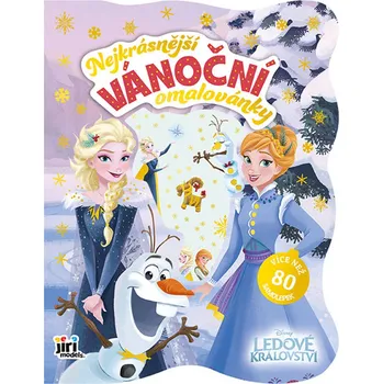 omalovánky JIRI MODELS Omalovánky vánoční se samolepkami Frozen | 14