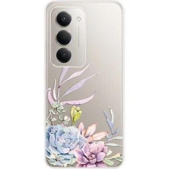 Pouzdro na mobilní telefon Odolné silikonové pouzdro iSaprio - Succulent 01 - Xiaomi Redmi 15 5G