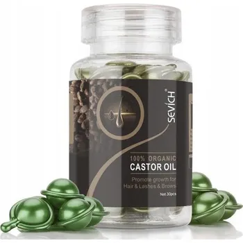 Vlasová regenerace Sevich ricinový olej v kapslích pro růst vlasů