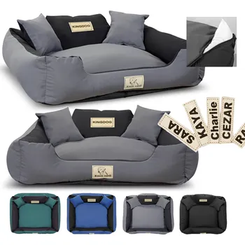 Pelíšek pro psa Pelíšek pro psa kotec KINGDOG MM43 75x65 cm s možností personalizace, rozebíratelný a