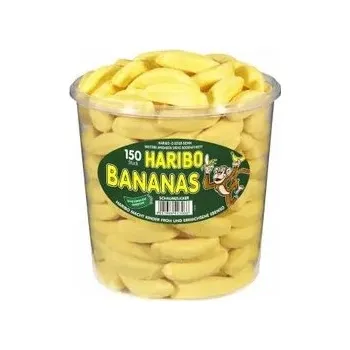 Bonbon Pěnové želé ovocné HARIBO banánové banány 150 kusů / 1050 g německé