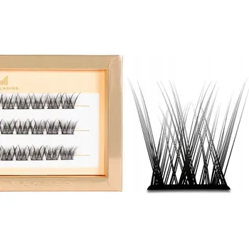 Umělé řasy Many Beauty Lash Box V-Lashes Wonder Hedvábné trsy řas 30 ks C 12 mm