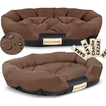 Pelíšek pro psa AIO Factory pelíšek pro psa hnědý 105 cm x 130 cm