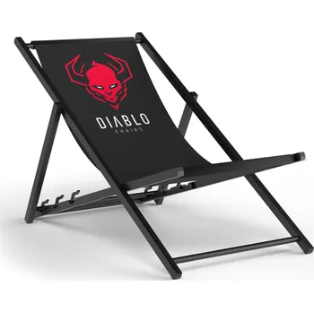 Zahradní lehátko Nábytek PEGAS Zahradní lehátko Diablo Chairs, černé