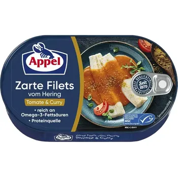 Appel Zarte Filets Tomate & Curry 200g