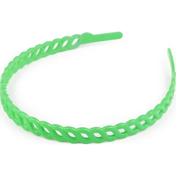 Náramek Plastová čelenka do vlasů, malé, 3 zelená