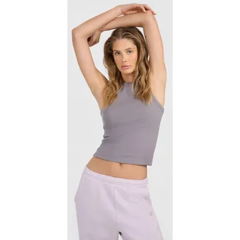 Dámské tričko DÁMSKÉ TRIČKO 4F TOP TRÉNINK DO POSILOVNY Šedé XL