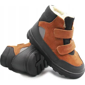 Dámské kozačky Zimní chlapecké kozačky s přírodní vlnou, voděodolné Emel EV 2808-4 velikost 28