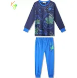 Chlapecké pyžamo Kugo MP5891 tmavě modré (Bavlněné pyžamo pro kluky v junior velikostech)