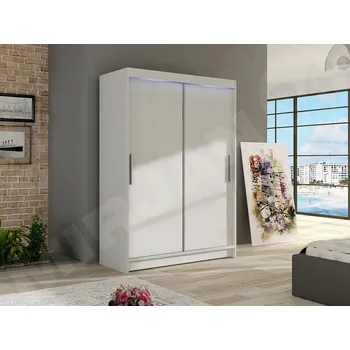 Šatní skříň Skříň Veneti GASPARA 120 x 200 x 58 cm bílá