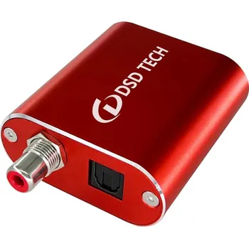 KONCENTRICKÝ AUDIO ADAPTÉR SPDIF USB na TOSLINK PODPORA 96K 24Bit DSD TECH