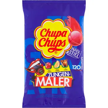 Bonbon Chupa Chups lízátka Zungen Maler mix chutí 120 kusů