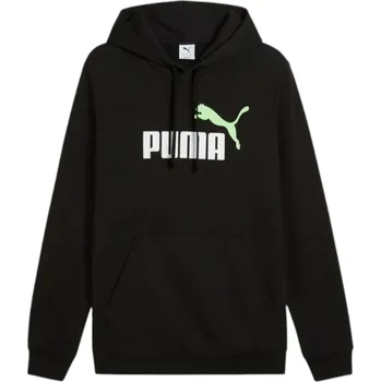 Pánská mikina PUMA PÁNSKÁ MIKINA ESS 2 COLOR No.1 LOGO HOODIE ČERNÁ vel. L