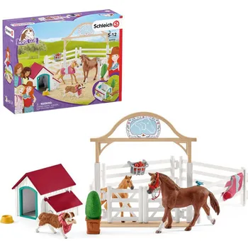 SCHLEICH Hostující koně, Hannah s fenkou Ruby | 890021