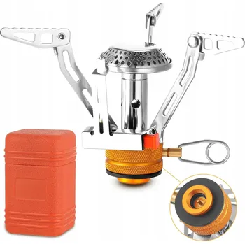 Turistický vařič KUCHENKA GAZOWA TURYSTYCZNA KEMPINGOWA TURISTICKÝ VAŘIČ S PIEZO ZAPALOVÁNÍM