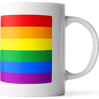 Sablio Hrnek Duhová vlajka - 200 ml - espresso