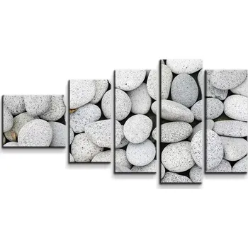 Obraz Sablio Obraz - 5-dílný Oblázky - 100x60 cm