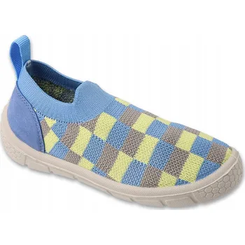 Dívčí bačkory BEFADO růžové tenisky šachovnice papuče do školky vel. 25