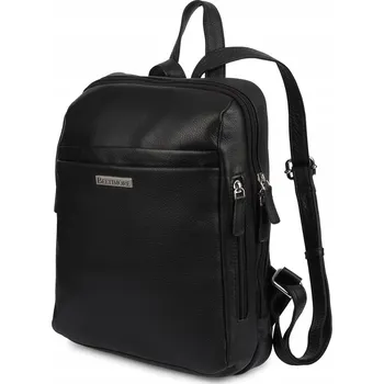 Městský batoh Dámský kožený Batoh A4 velký městský organizovaný prostorný z prémiové kůže