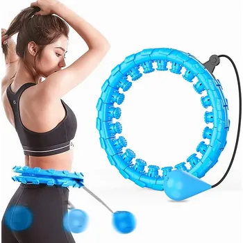 Obraz Hula hoop s výstupky GFY Sport 50 cm modrý