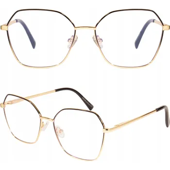 Sluneční brýle Theblogshop brýle bez dioptrií "mušky" zlaté