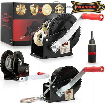 Ruční naviják Dragon Winch 1133 kg, 10 m