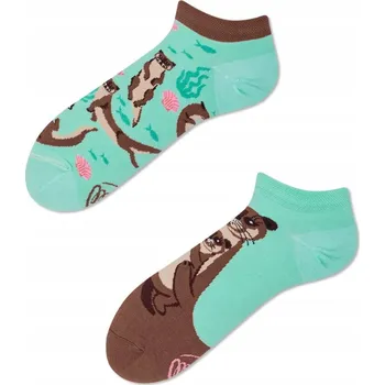 Pánské oblečení Kotníkové Ponožky MANY MORNINGS Otter Stories Low 39-42