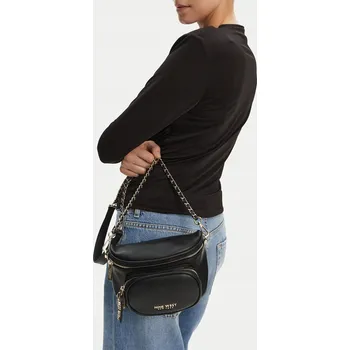 Kabelka Nine West kabelka látková černá