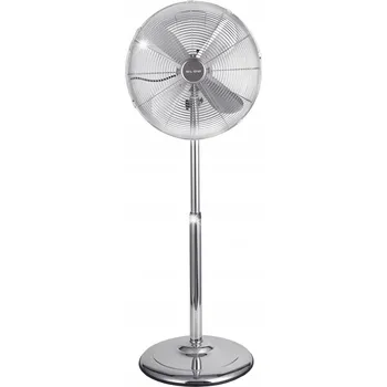Domácí ventilátor STOJANOVÝ VENTILÁTOR 4 LOPATKY 60W VYSOKÝ 125CM TICHÝ VÝKONNÝ KOVOVÝ