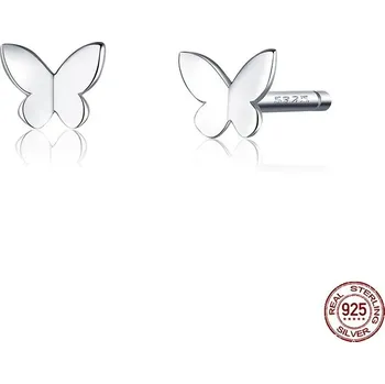 Náušnice Stříbrné dívčí náušnice s jemnými motivy | náušnice, šperk - GXE775