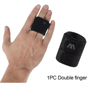 Polstrovaný chránič prstu s nastavitelnou dlahou | chránič prstu, ortéza - Dvojitý prst , L