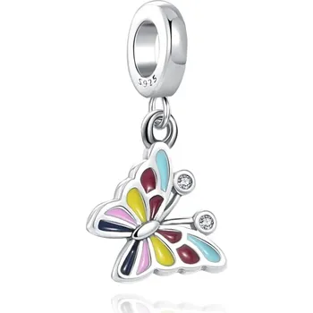 Přívěsek Stříbrný přívěsek motýl vážka tulipán | přívěsek, šperk - B1234