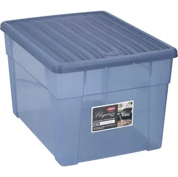 Úložný box Krabice s víkem na hračky, odstíny modré