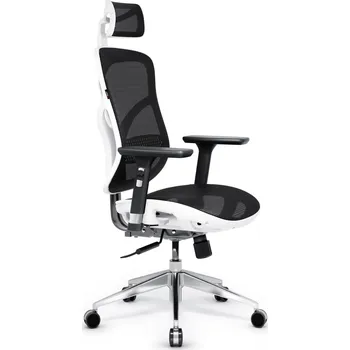 Křeslo Diablo V-Basic bílo-černý