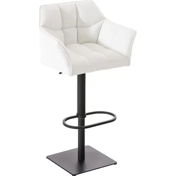 Barová židle LRCZ Koženková barová židle Damaso Barva: oranžová, Barva rámu: nerezová ocel