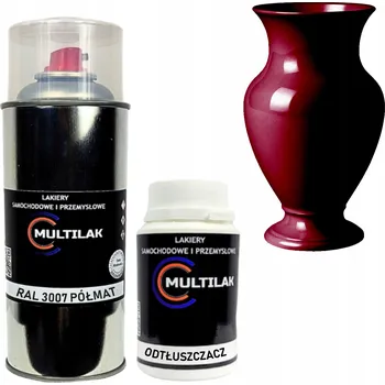 Barva ve spreji Lak ve spreji na vázy RAL 3007 POLOMAT