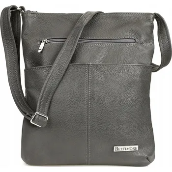 Kabelka Beltimore kabelka přes rameno přírodní kůže šedá