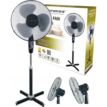 Domácí ventilátor Podlahový ventilátor Esperanza Hurricane černý