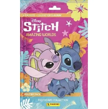 Desková hra STARTOVACÍ SADA PANINI STICH AMAZING WORLDS 2025 - ALBUM a 2 sáčky