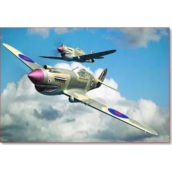 Plastikový model Curtiss P-40B Warhawk (Tomahawk IIA) Trumpeter 02807 1/48