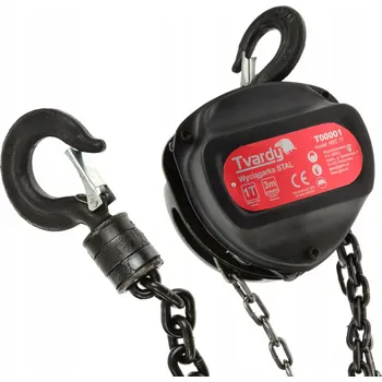 Stavební technika TVARDY RUČNÍ NAVIJÁK Z LEGIRÁTOVANÉ OCELI 1T ZDVIH AŽ 3M T00001