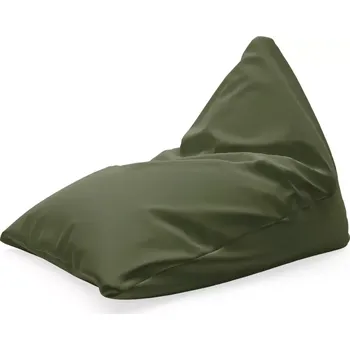 Sedací pytel Sablio Sedací vak Triangl Vojenská zelená: 120 x 100 x 100 cm