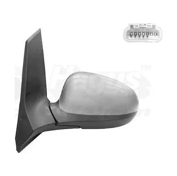 Auto zrcátko Vnější zpětné zrcátko VAN WEZEL 1873817