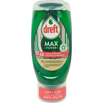 Mycí prostředek Tekutý prostředek na nádobí Dreft Niekapek Max Power Original 370 ml