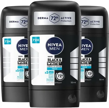NIVEA MEN Antiperspirant v tyčince Fresh 50 ml *3