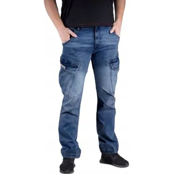 Pánské kalhoty Thor Steinar kalhoty rovného střihu velikost 4XL