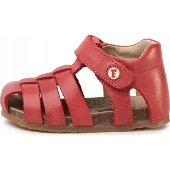 Dívčí sandály Naturino dětské sandály z přírodní kůže červené velikosti 24