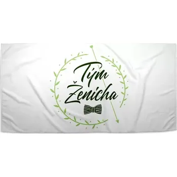 Sablio Ručník Tým ženicha motýlek - 50x100 cm