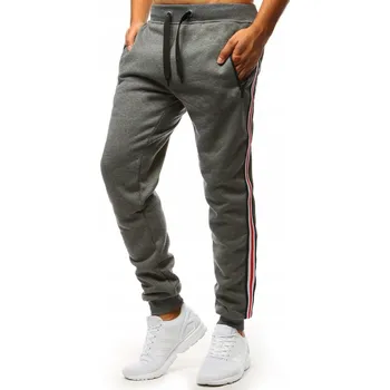 DStreet pánské tepláky Zaih šedé, velikost M